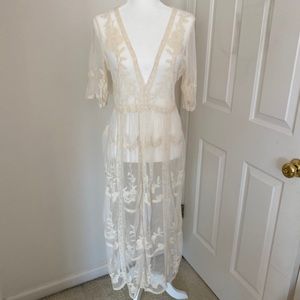 Embroidered Lace Overlay